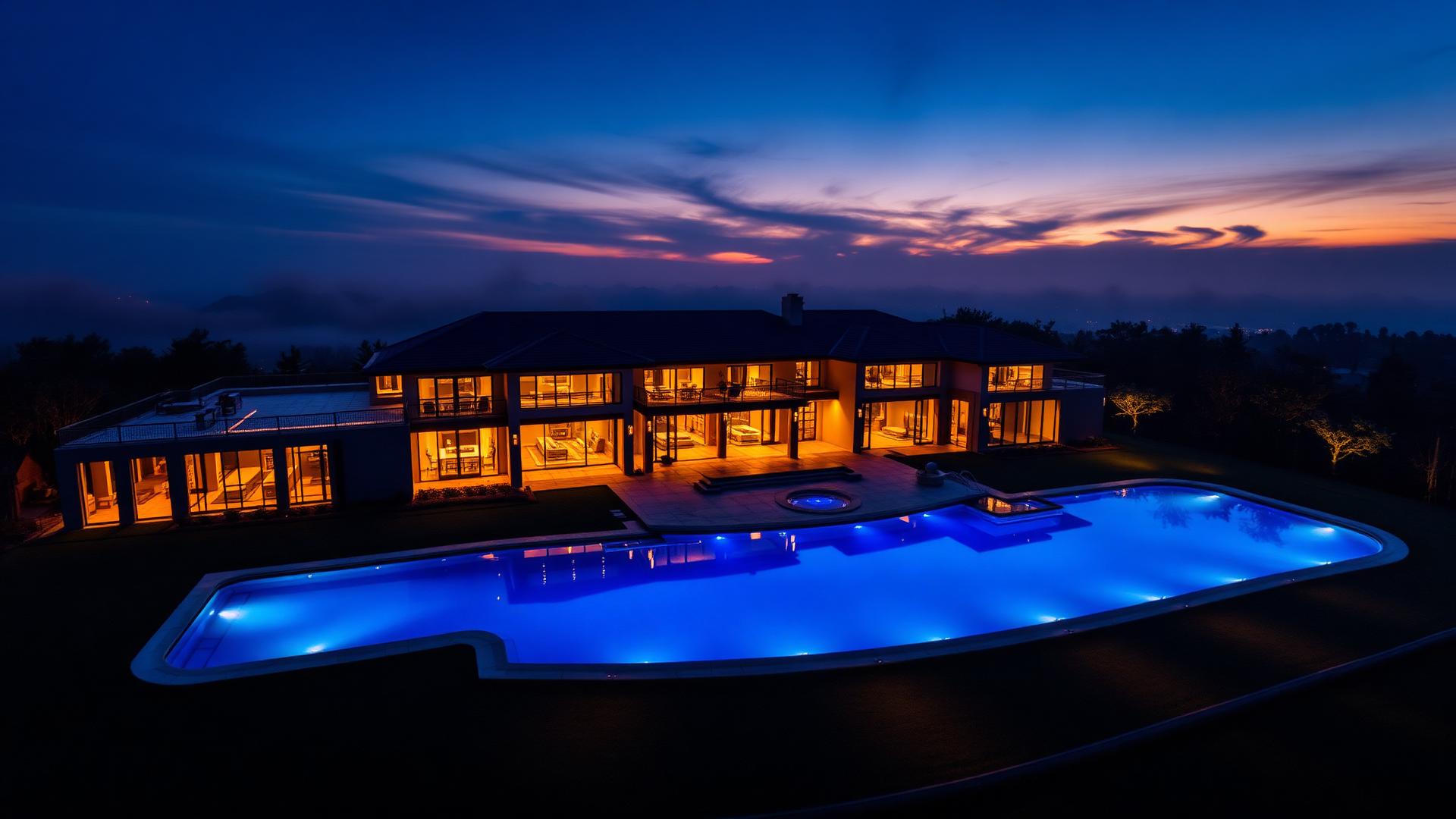 Luxury aerial photography